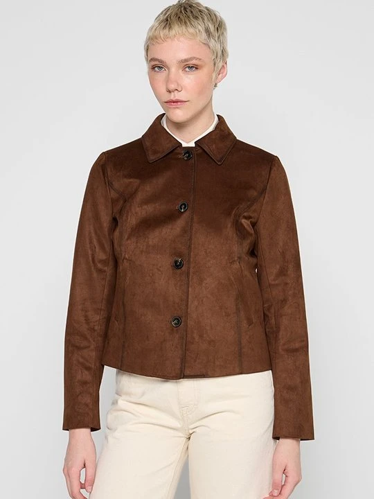 Zdjęcie produktu Kurtka ze skóry ekologicznej Michael Kors brązowy