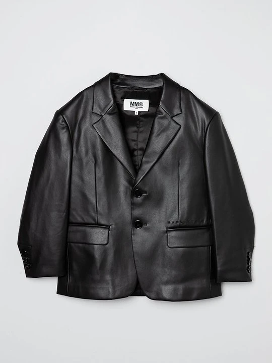 Zdjęcie produktu Kurtka ze skóry ekologicznej MM6 Maison Margiela czarny