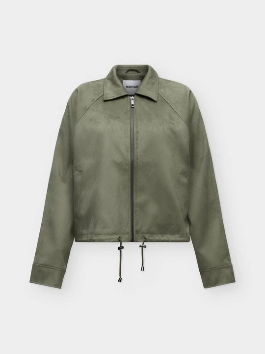 Zdjęcie produktu Kurtka ze skóry ekologicznej Noisy May khaki