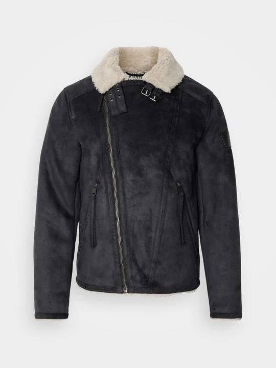 Zdjęcie produktu Kurtka ze skóry ekologicznej Scotch & Soda czarny
