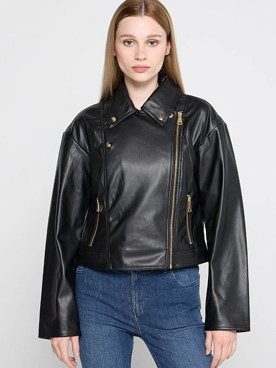 Zdjęcie produktu Kurtka ze skóry ekologicznej Vero Moda czarny