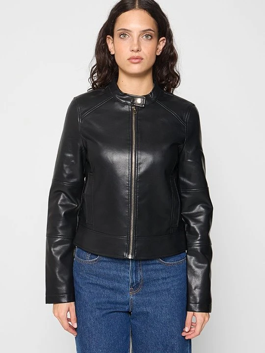 Zdjęcie produktu Kurtka ze skóry ekologicznej Vero Moda czarny