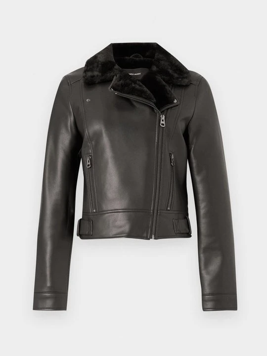 Zdjęcie produktu Kurtka ze skóry ekologicznej Vero Moda ciemnobrązowy