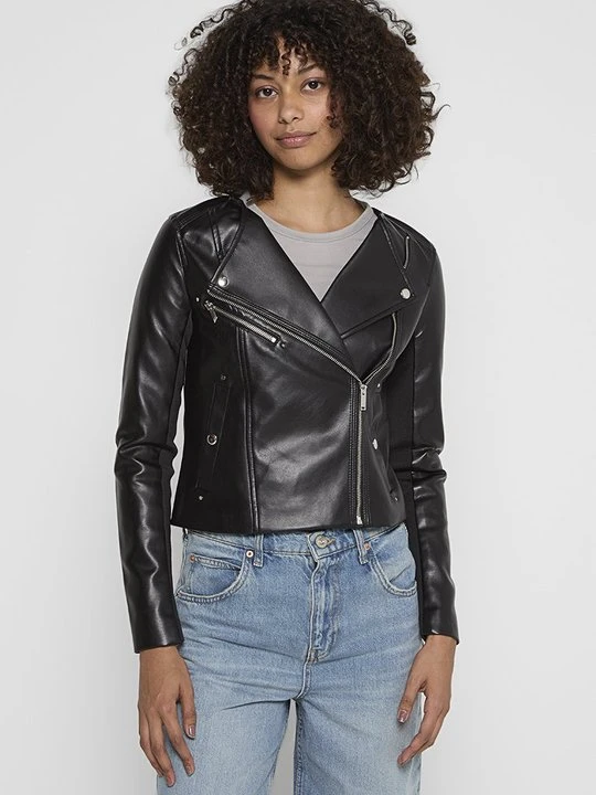 Zdjęcie produktu Kurtka ze skóry ekologicznej Vero Moda czarny