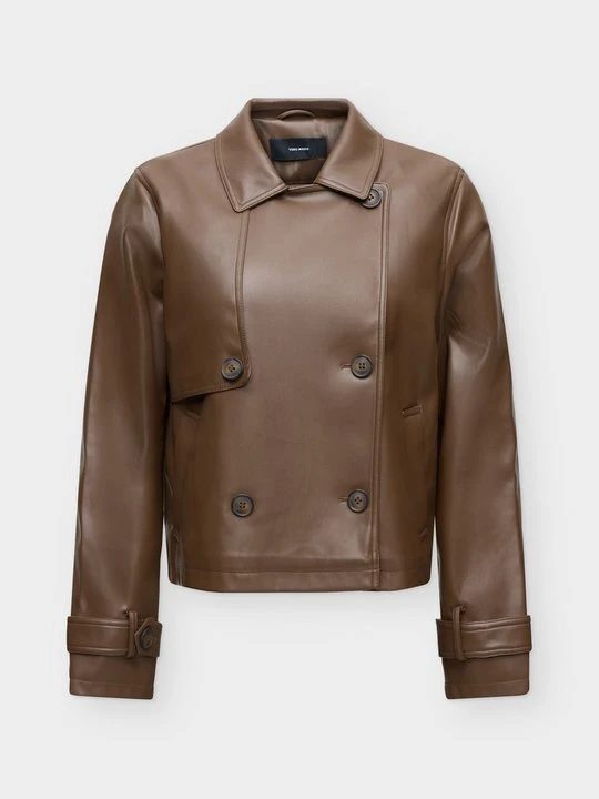 Zdjęcie produktu Kurtka ze skóry ekologicznej Vero Moda brązowy