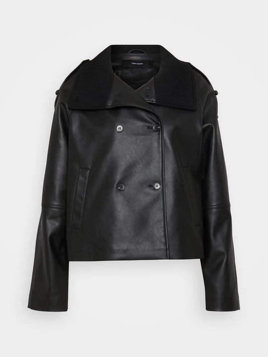 Zdjęcie produktu Kurtka ze skóry ekologicznej Vero Moda czarny