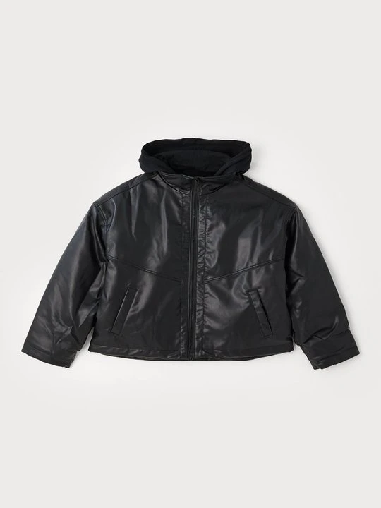 Zdjęcie produktu Kurtka ze skóry ekologicznej YOURTURN By Zalando czarny