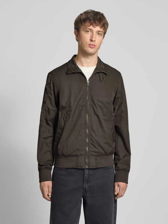 Zdjęcie produktu Kurtka ze stójką i zamkiem błyskawicznym G-Star Raw Antracytowy
