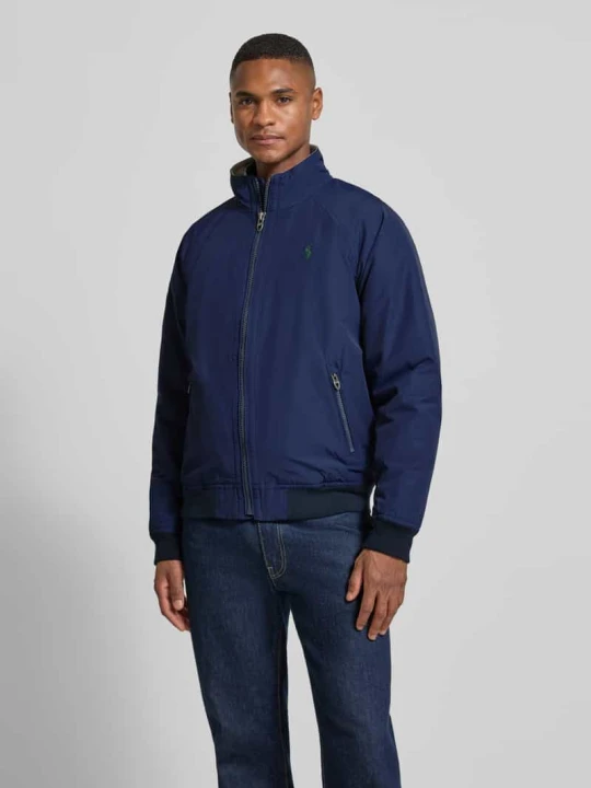 Zdjęcie produktu Kurtka ze stójką i zamkiem błyskawicznym Polo Ralph Lauren Granatowy