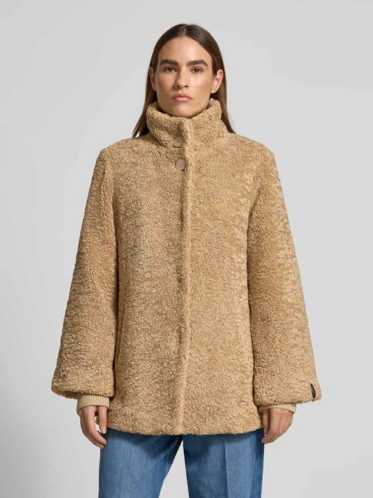 Zdjęcie produktu Kurtka teddy ze stójką model 'OLIVIA' Milo Coats Piaskowy