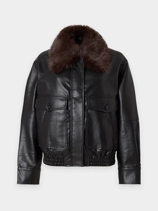 Zdjęcie produktu Kurtka ze sztucznej skóry Even&Odd By Zalando czarny
