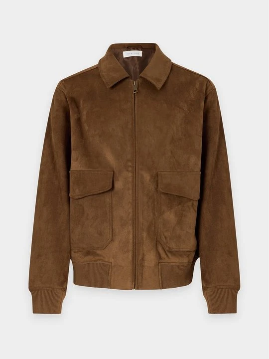 Zdjęcie produktu Kurtka ze sztucznej skóry Pier One By Zalando brązowy