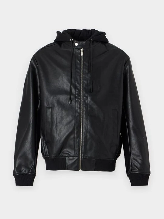 Zdjęcie produktu Kurtka ze sztucznej skóry Pier One By Zalando czarny