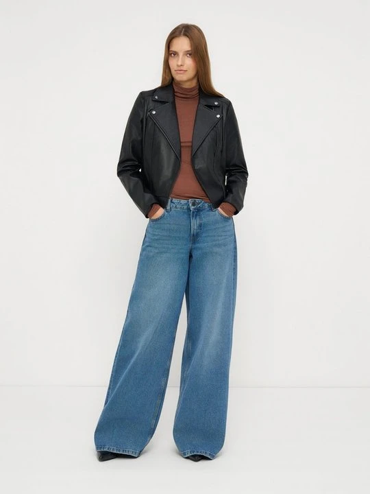 Zdjęcie produktu Kurtka ze sztucznej skóry Vero Moda czarny