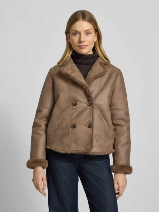 Zdjęcie produktu Kurtka ze sztucznym futrem model ‘ORSINA’ JOOP! Średniobrązowy