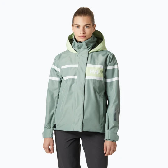 Zdjęcie produktu Kurtka żeglarska damska Helly Hansen Salt Inshore eucalyptus Zielony