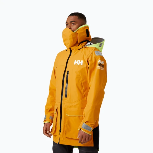 Zdjęcie produktu Kurtka żeglarska męska Helly Hansen Aegir Ocean cloudberry Pomarańczowy