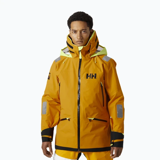 Zdjęcie produktu Kurtka żeglarska męska Helly Hansen Aegir Race 2.0 cloudberry Pomarańczowy
