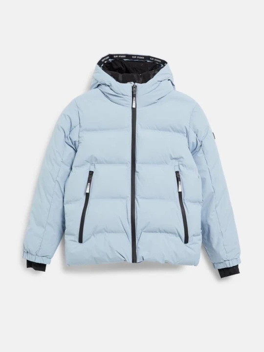 Zdjęcie produktu Pikowana kurtka unisex z podszewką z polaru / hydrofobowa s.Oliver niebieski