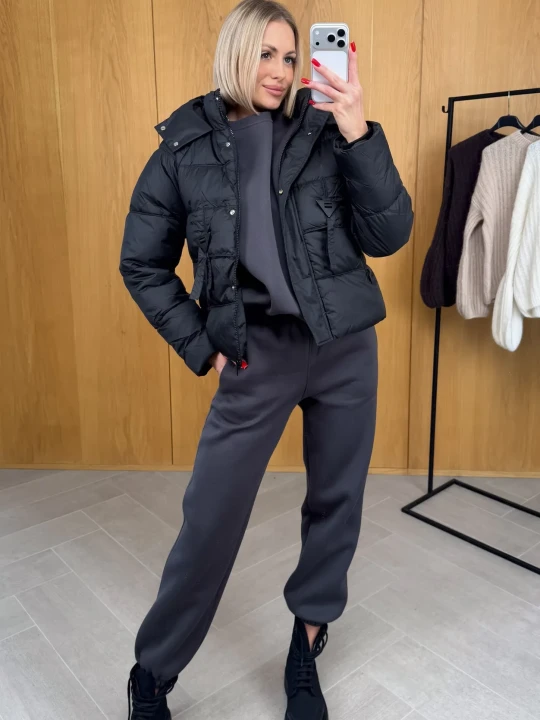 Zdjęcie produktu Kurtka Zimowa Czarna Softy ClothStore