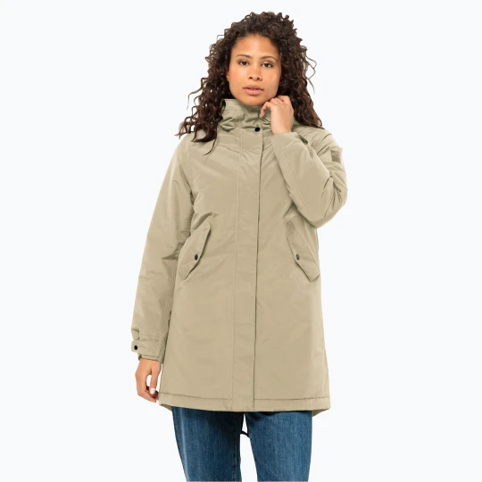 Zdjęcie produktu Kurtka zimowa damska Jack Wolfskin Talforst Parka anis Brązowy