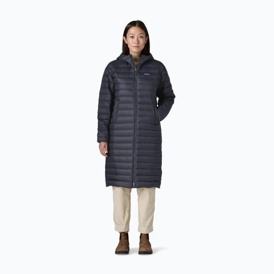 Zdjęcie produktu Kurtka zimowa damska Patagonia Recycled Down Sweater Parka sunken blue Granatowy