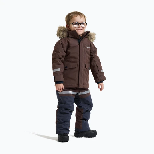 Zdjęcie produktu Kurtka zimowa dziecięca Didriksons Bjärven 5 Parka shadow brown