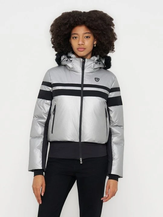 Zdjęcie produktu Kurtka zimowa EA7 Emporio Armani srebrny