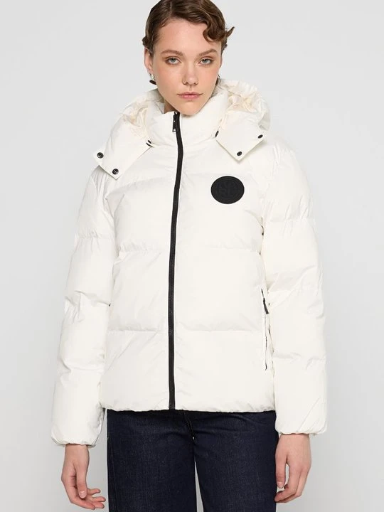 Zdjęcie produktu Kurtka zimowa KARL LAGERFELD mleczny