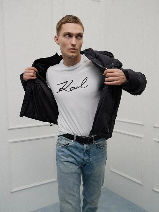 Zdjęcie produktu Kurtka zimowa KARL LAGERFELD czarny
