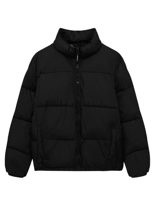 Zdjęcie produktu Kurtka zimowa PULL&BEAR czarny melanż
