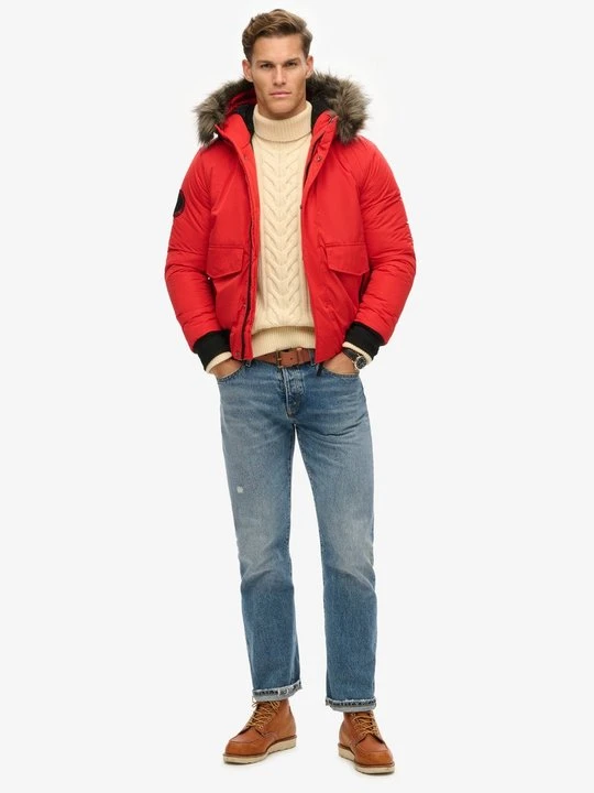 Zdjęcie produktu Kurtka zimowa Superdry czerwony