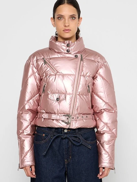 Zdjęcie produktu Kurtka zimowa Versace Jeans Couture jasnoróżowy