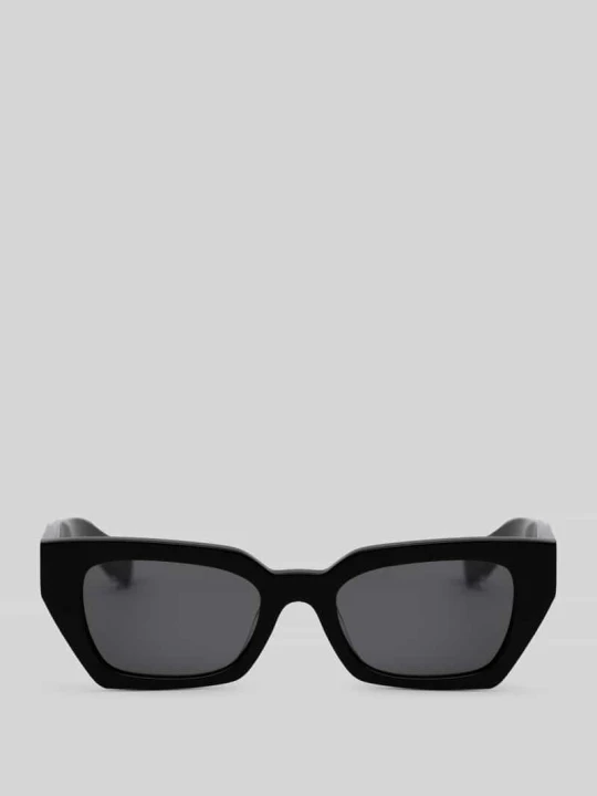 Zdjęcie produktu Kwadratowe okulary przeciwsłoneczne model 'LUNA' MessyWeekend Czarny