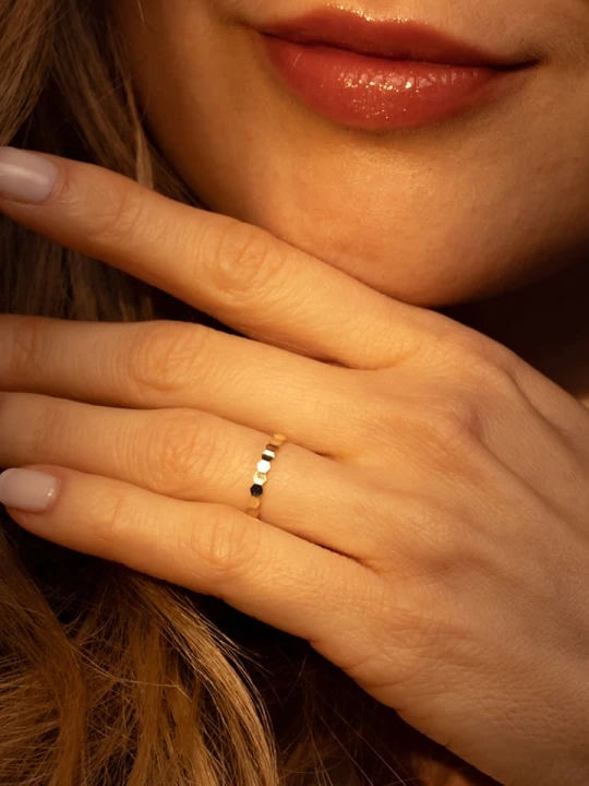 Zdjęcie produktu OR ÉCLAT Złoty pierścionek "Fiancée" rozmiar: 56