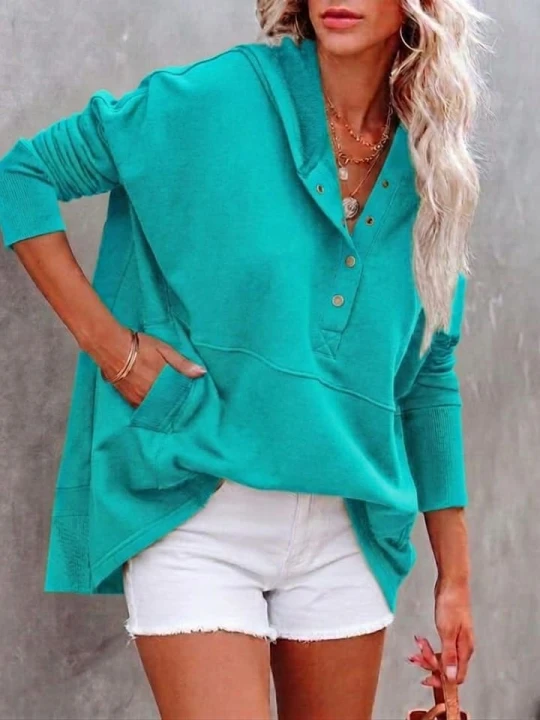 Zdjęcie produktu LA Angels Bluza w kolorze turkusowym rozmiar: XL