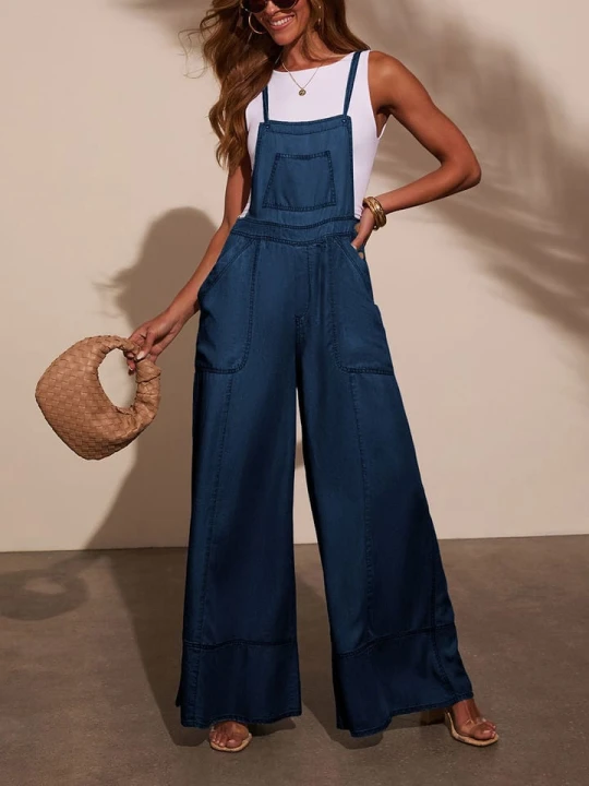 Zdjęcie produktu LA Angels Ogrodniczki w kolorze granatowym rozmiar: XL