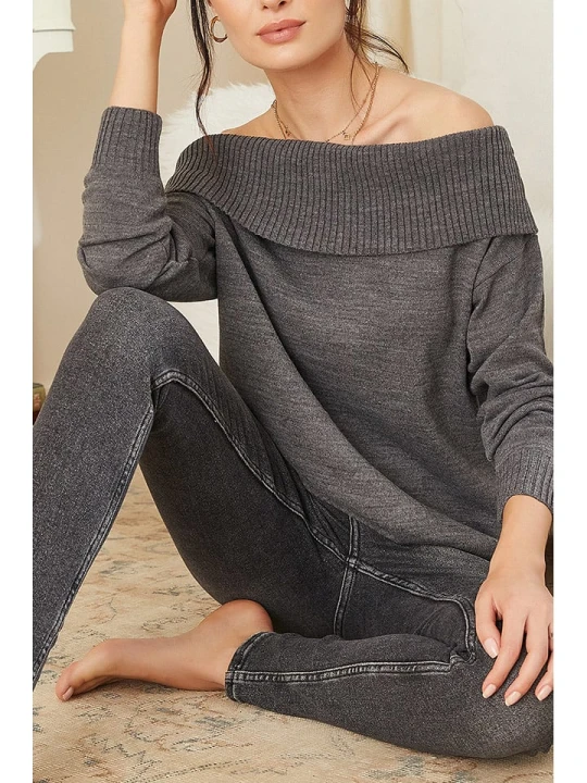 Zdjęcie produktu LA Angels Sweter w kolorze antracytowym rozmiar: S