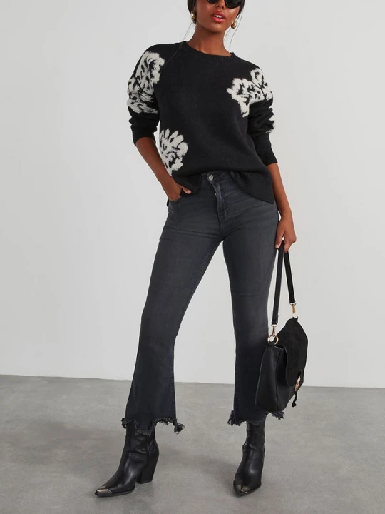 Zdjęcie produktu LA Angels Sweter w kolorze czarnym rozmiar: L