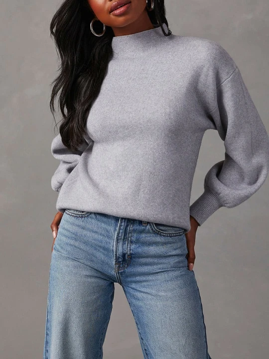 Zdjęcie produktu LA Angels Sweter w kolorze jasnoszarym rozmiar: XL
