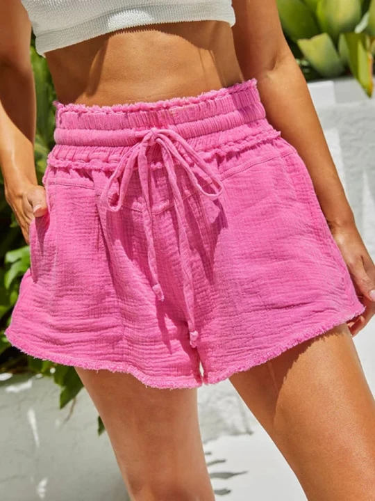Zdjęcie produktu LA Angels Szorty w kolorze różowym rozmiar: XL