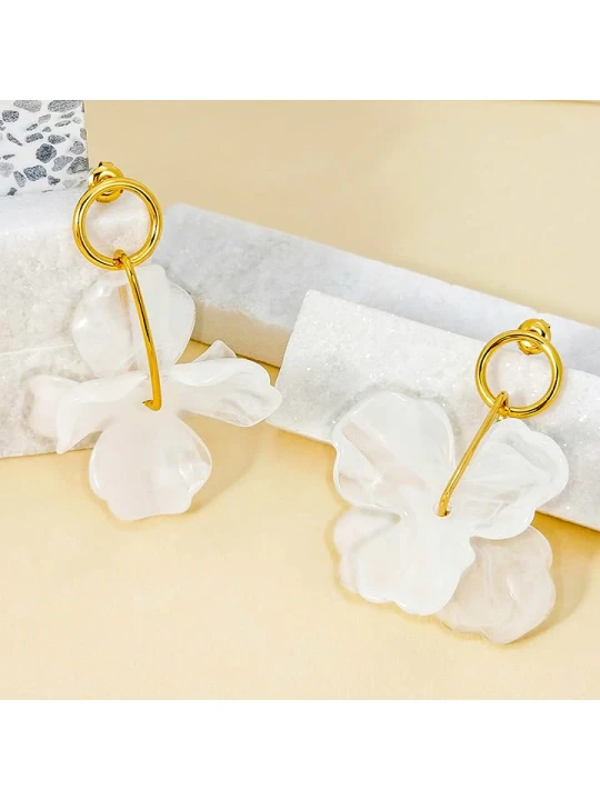Zdjęcie produktu LA CHIQUITA Pozłacane kolczyki-wkrętki "Petals of Love" rozmiar: onesize