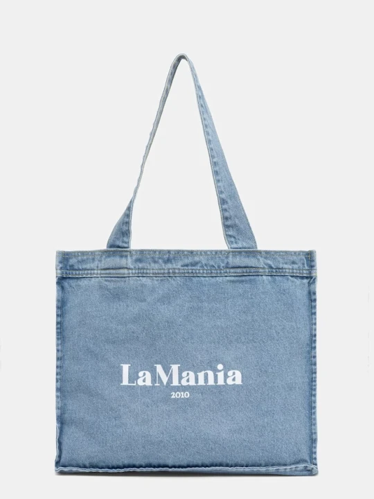 Zdjęcie produktu La Mania torebka tote damska jeansowa DARLING niebieski