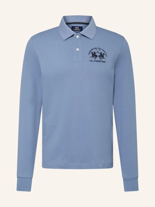 Zdjęcie produktu La Martina Koszulka Polo Piqué blau NIEBIESKI