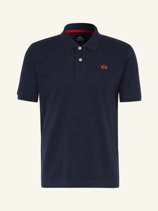 Zdjęcie produktu La Martina Koszulka Polo Z Piki Regular Fit blau GRANATOWY