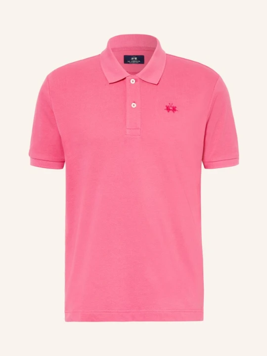 Zdjęcie produktu La Martina Koszulka Polo Z Piki Regular Fit pink