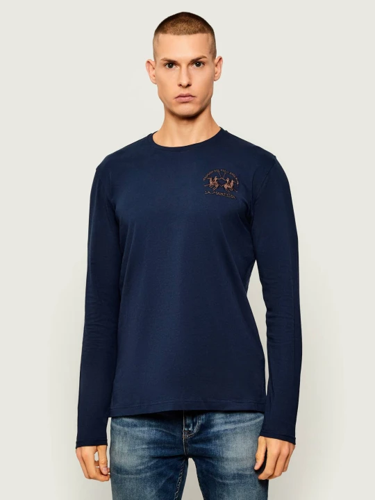 Zdjęcie produktu La Martina Longsleeve | Regular Fit granatowy