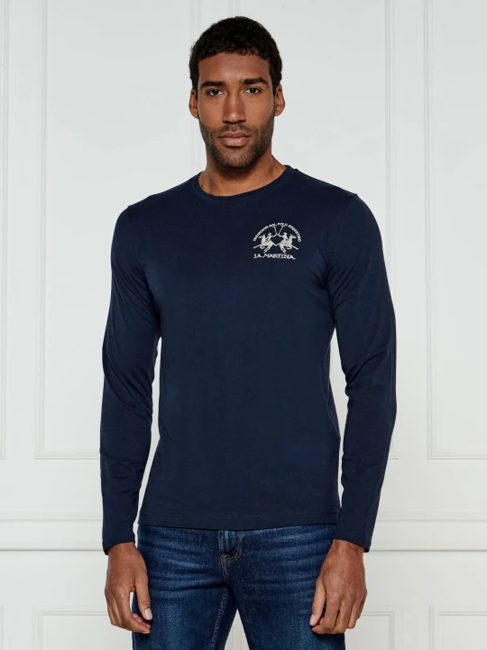 Zdjęcie produktu La Martina Longsleeve | Regular Fit granatowy