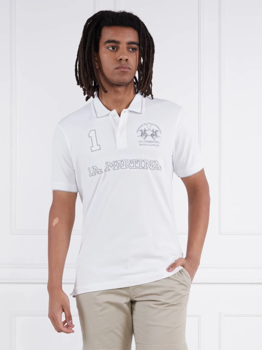 Zdjęcie produktu La Martina Polo LA MARTINA | Regular Fit biały