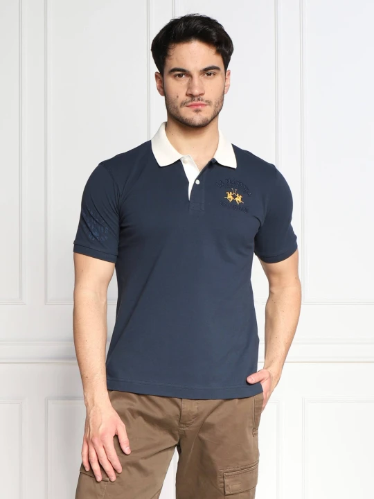 Zdjęcie produktu La Martina Polo pIQUE | Regular Fit granatowy